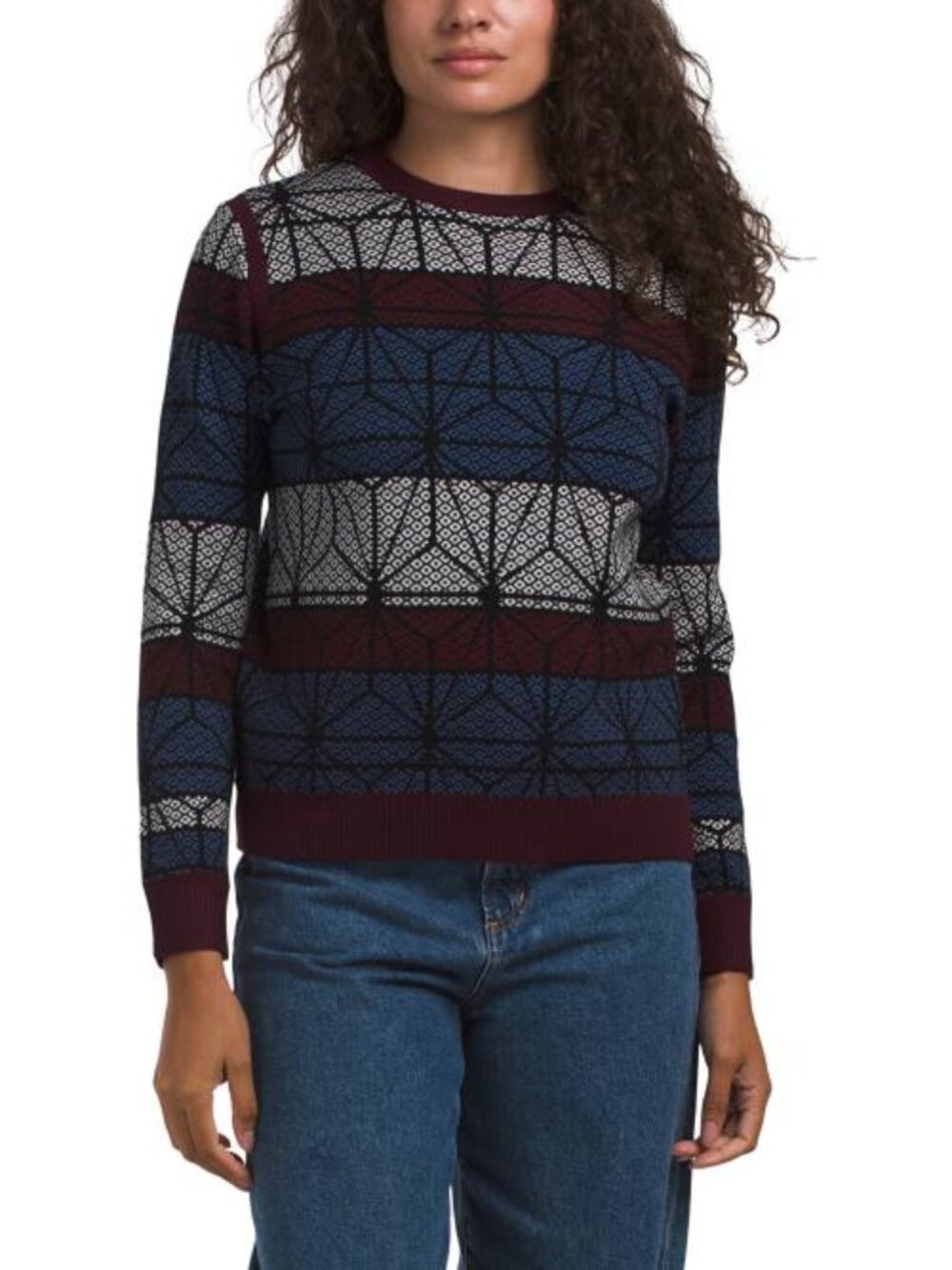 NANCY YANG Fair Isle Sweater